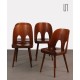 Suite de 4 chaises vintage par Oswald Haerdtl pour Ton, 1960 - Design d'Europe de l'Est