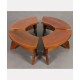 Oak table and stools from the 1960s - 