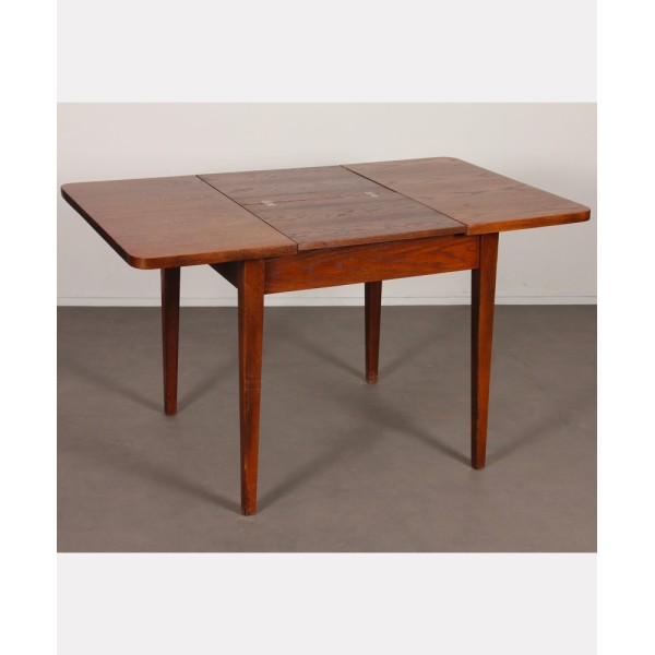 Table de repas vintage, fabrication tchèque, 1960 - Design d'Europe de l'Est