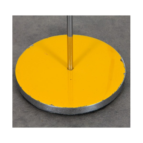 Table lamp in yellow metal by Josef Hurka for Lidokov, 1960s - Eastern Europe design