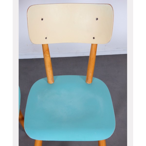 Paire de chaises pour l'éditeur tchèque Ton, 1960 - Design d'Europe de l'Est