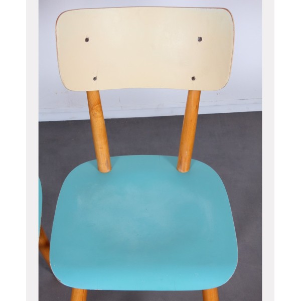 Set of 4 chairs for the Czech publisher Ton, 1960s - Eastern Europe design
