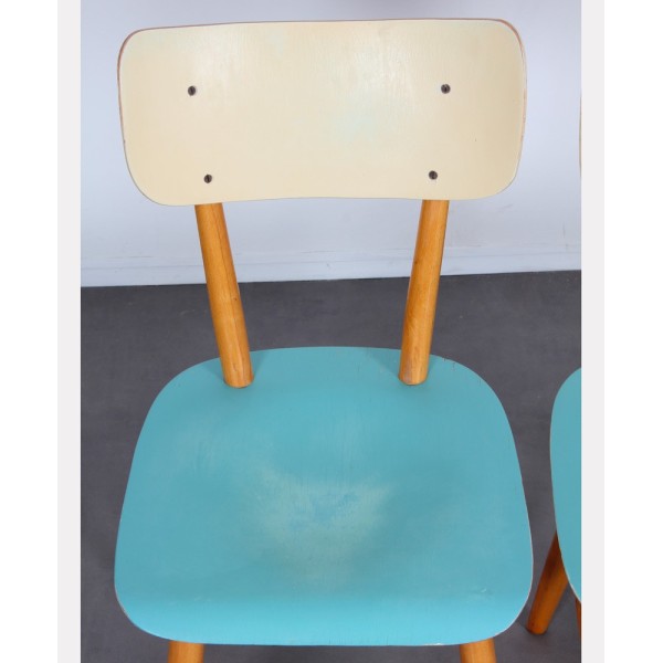 Set of 4 chairs for the Czech publisher Ton, 1960s - Eastern Europe design