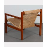 Pair of wooden armchairs, Czech production, 1960s