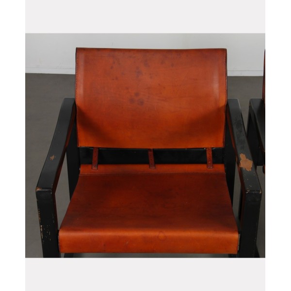 Paire de fauteuils en cuir par Mobring pour Ikea, modèle Diana, 1970 - Design Scandinave
