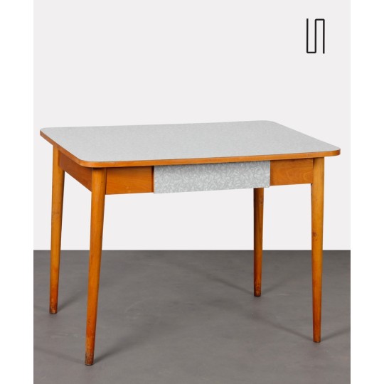 Table de repas vintage, fabrication tchèque, 1960 - Design d'Europe de l'Est