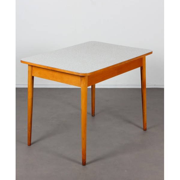 Table de repas vintage, fabrication tchèque, 1960 - Design d'Europe de l'Est