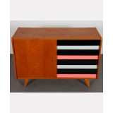 Vintage pink chest of drawers, model U458 by Jiri Jiroutek, 1960s