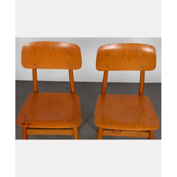 Suite of 4 chairs produced by Ton, 1960 - Eastern Europe design