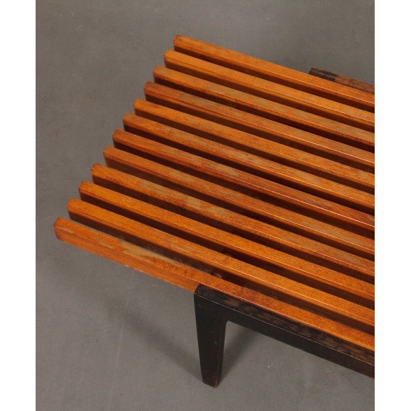 Table basse à lattes d'Europe de l'Est, František Mezulanik - Design d'Europe de l'Est