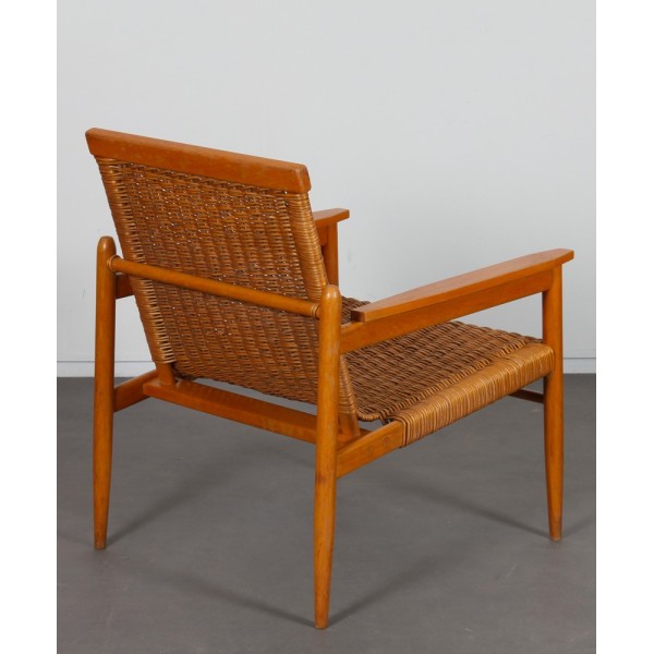 Pair of vintage wicker chairs edited by Uluv, 1960s - Eastern Europe design