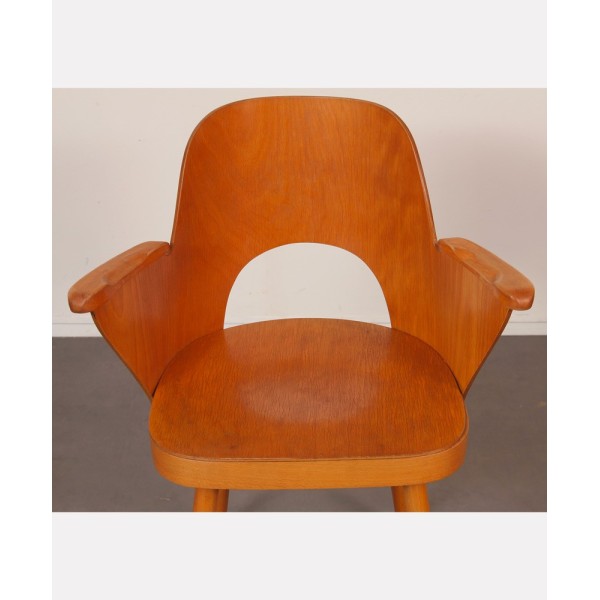 Fauteuil en bois par Lubomir Hofmann, 1960 - Design d'Europe de l'Est