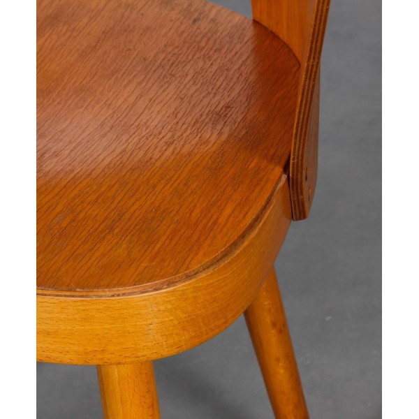 Wooden armchair by Lubomir Hofmann, 1960 - Eastern Europe design