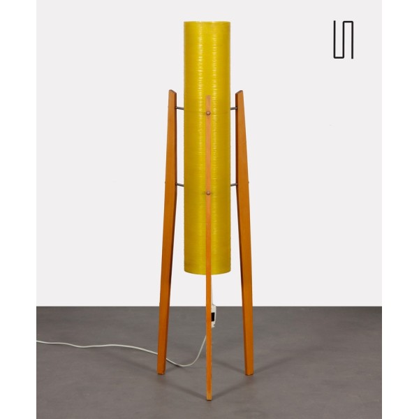 Fiberglass floor lamp produced by Novoplast, 1970s - Eastern Europe design