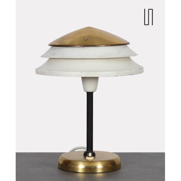 Lampe vintage en métal éditée par Zukov, 1950 - Design d'Europe de l'Est