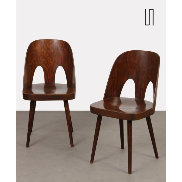 Pair of chairs by Oswald Haerdtl for Ton, 1960s - Eastern Europe design