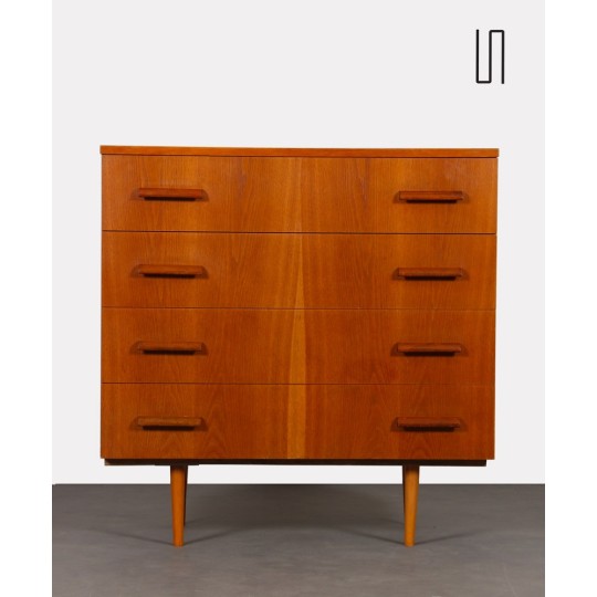 Large oak storage unit made by UP Zavody in the 1960s - Eastern Europe design