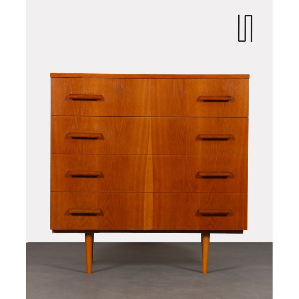 Large oak storage unit made by UP Zavody in the 1960s - Eastern Europe design
