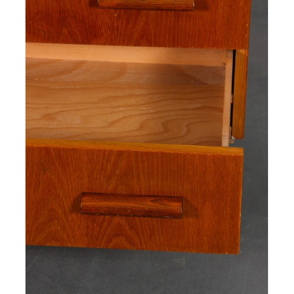 Large oak storage unit made by UP Zavody in the 1960s - Eastern Europe design