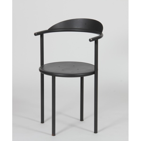 Suite de 4 chaises Hashwood par Philippe Starck pour Idée, 1987 - Design Français