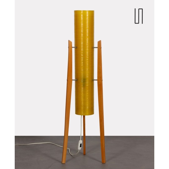 Fiberglass floor lamp produced by Novoplast, 1970s - Eastern Europe design