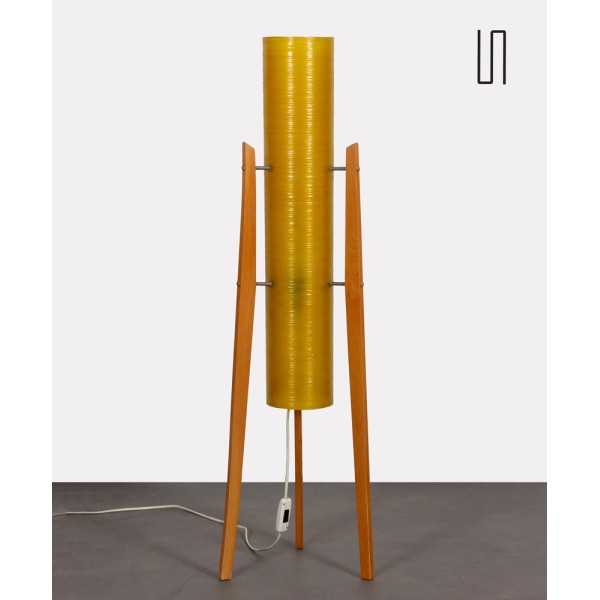 Fiberglass floor lamp produced by Novoplast, 1970s - Eastern Europe design