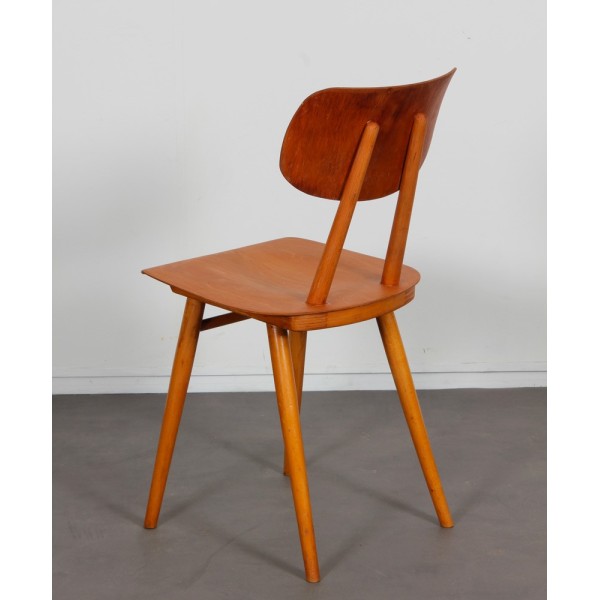 Suite de 4 chaises produites par Ton, 1960 - Design d'Europe de l'Est