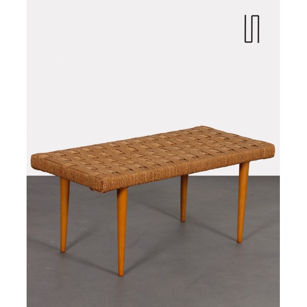 Banc vintage en corde des années 1960 - 