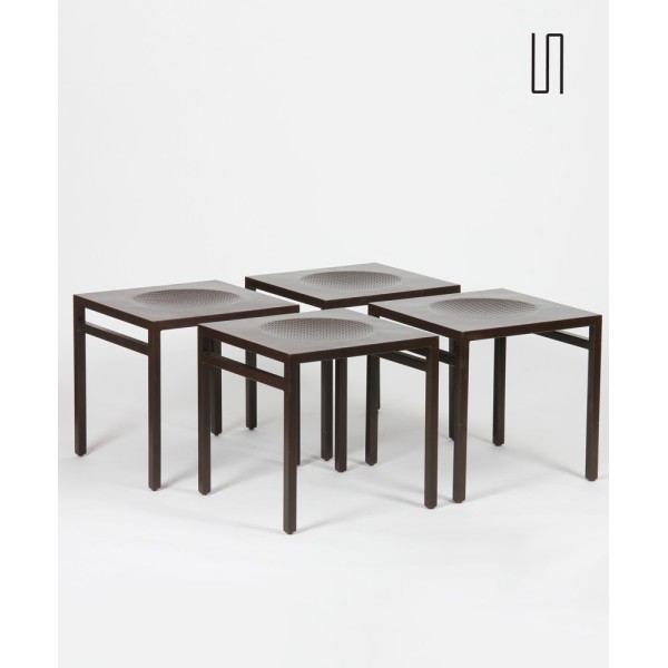 Set of 4 Synthèse 2 stools by Christian Duc, 1987 - 