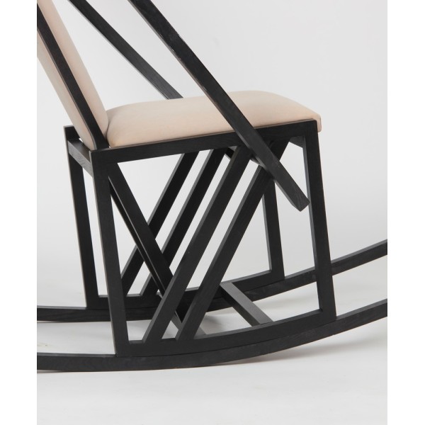 Rocking-chair Contraste designed by Pascal Mourgue, 1982