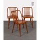 Ensemble de 3 chaises vintage par Antonin Suman pour Ton, 1960
