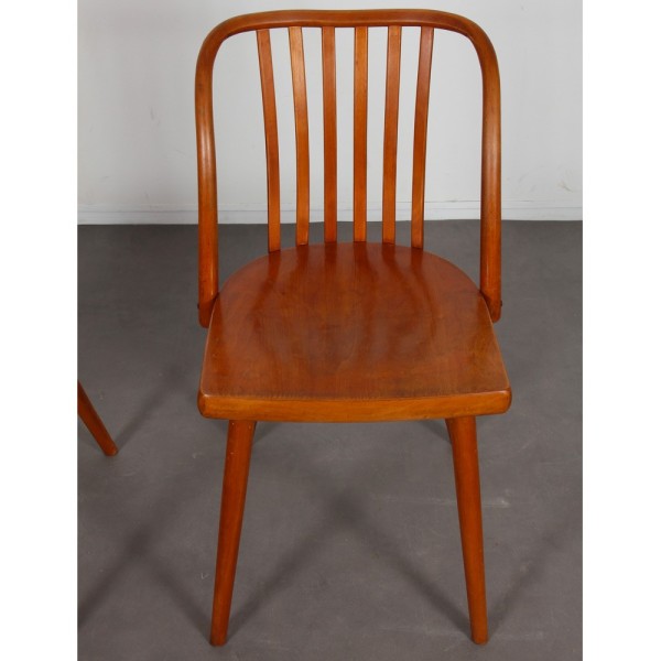 Ensemble de 3 chaises vintage par Antonin Suman pour Ton, 1960 - Design d'Europe de l'Est