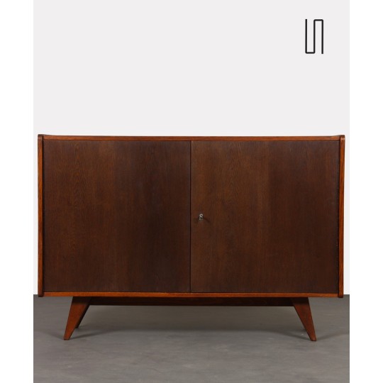 Dark oak chest by Jiri Jiroutek, model U-450 from the 1960s - Eastern Europe design