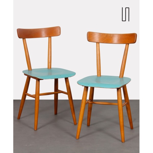 Pair of chairs produced by Ton, 1960s - Eastern Europe design