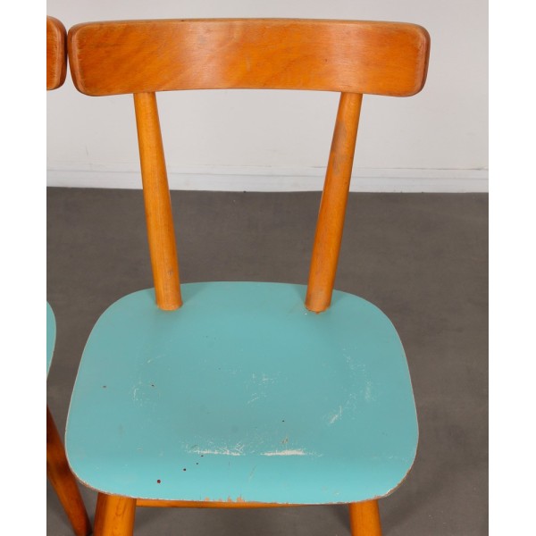 Paire de chaises éditées par Ton, 1960 - Design d'Europe de l'Est