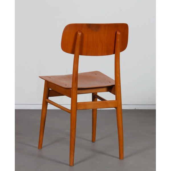 Pair of 2 wooden chairs produced by Ton, 1960s - Eastern Europe design