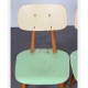Pair of green chairs for Ton, 1960s
