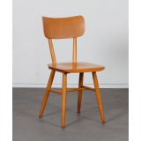 Set of 17 wooden chairs produced by Ton, 1960s