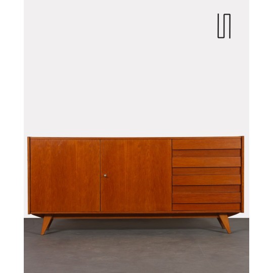 Enfilade en bois par Jiroutek pour Interier Praha, U-460, 1960 - 