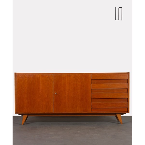 Wooden sideboard by Jiroutek for Interier Praha, U-460, 1960s - 