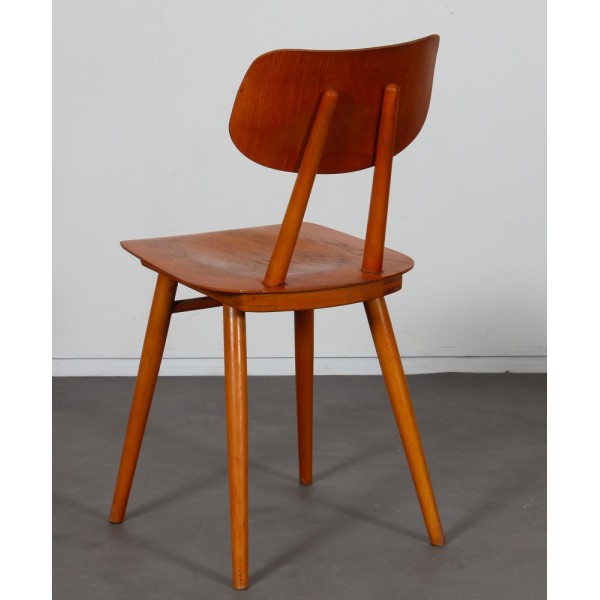 Suite de 4 chaises produites par Ton, 1960 - Design d'Europe de l'Est