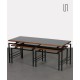 Ensemble de 3 tables vintage datant des années 1970 - 