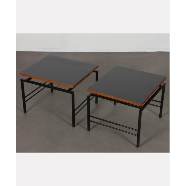 Ensemble de 3 tables vintage datant des années 1970 - 