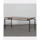 Ensemble de 3 tables vintage datant des années 1970 - 