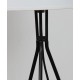 Large metal table lamp from the 1970s - 