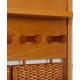 Rattan coat rack published by Uluv in the 1960s - 