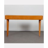 Vintage wood and opaline low console, 1960s