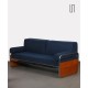 Vintage wooden and chromed metal sofa, czech design, 1940s - Eastern Europe design