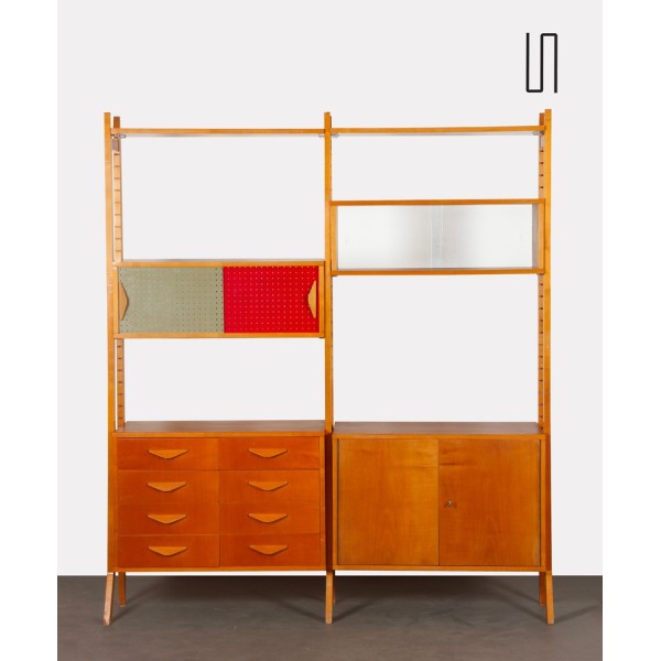 Vintage wall unit, Czech design from the 1970s - 