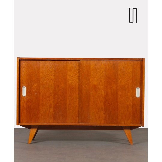 Oak chest, model U-452, by Jiri Jiroutek for Interier Praha, 1960s - 